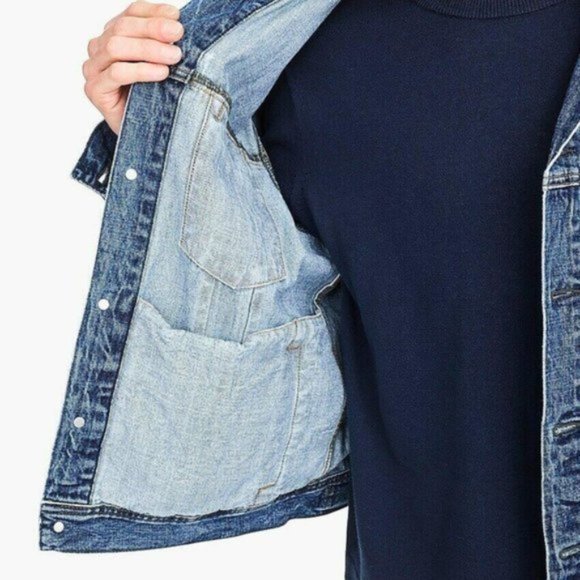 J. Crew Men's Classic Denim Jacket NWT - Picture 3 of 6